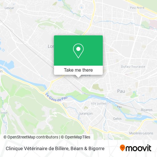 Clinique Vétérinaire de Billère map