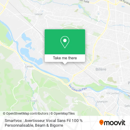 Smartvox : Avertisseur Vocal Sans Fil 100 % Personnalisable map