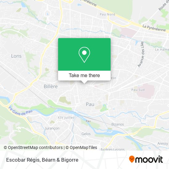 Escobar Régis map