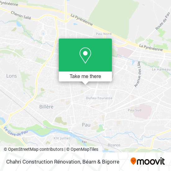 Chahri Construction Rénovation map
