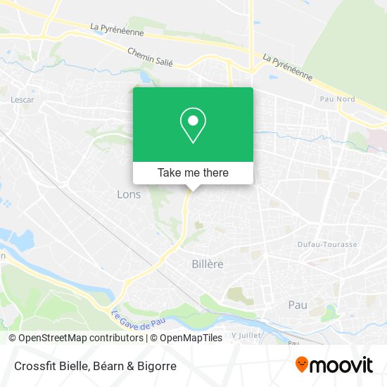 Crossfit Bielle map
