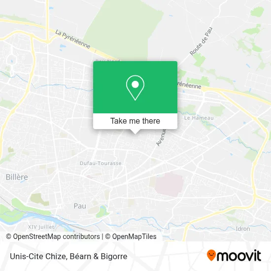 Unis-Cite Chize map