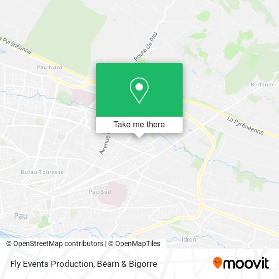 Fly Events Production map