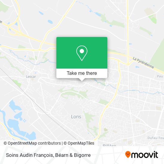 Soins Audin François map