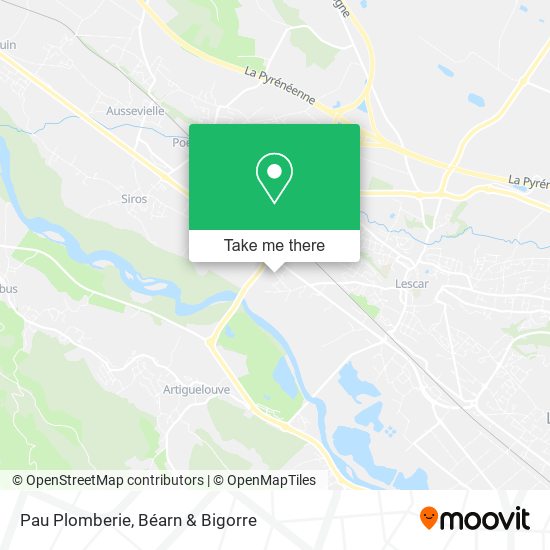 Pau Plomberie map