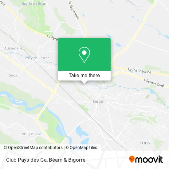 Club Pays des Ga map