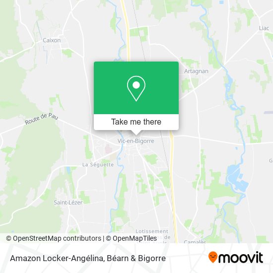 Amazon Locker-Angélina map