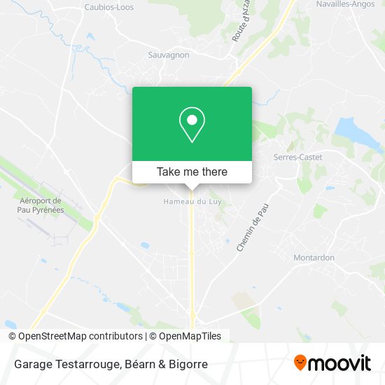 Garage Testarrouge map
