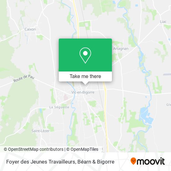 Foyer des Jeunes Travailleurs map
