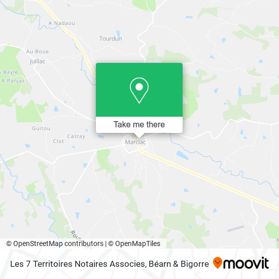 Les 7 Territoires Notaires Associes map