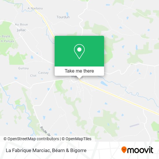 La Fabrique Marciac map