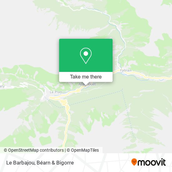 Le Barbajou map