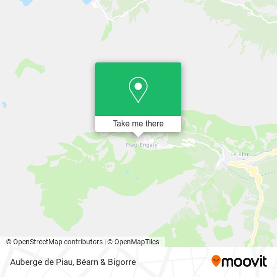 Auberge de Piau map
