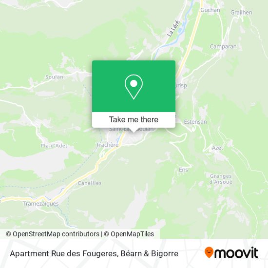 Apartment Rue des Fougeres map