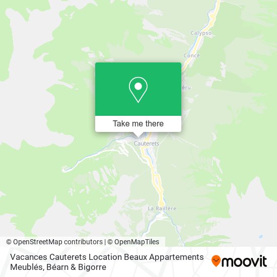 Vacances Cauterets Location Beaux Appartements Meublés map
