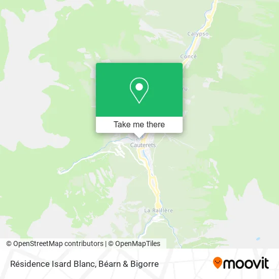 Résidence Isard Blanc map