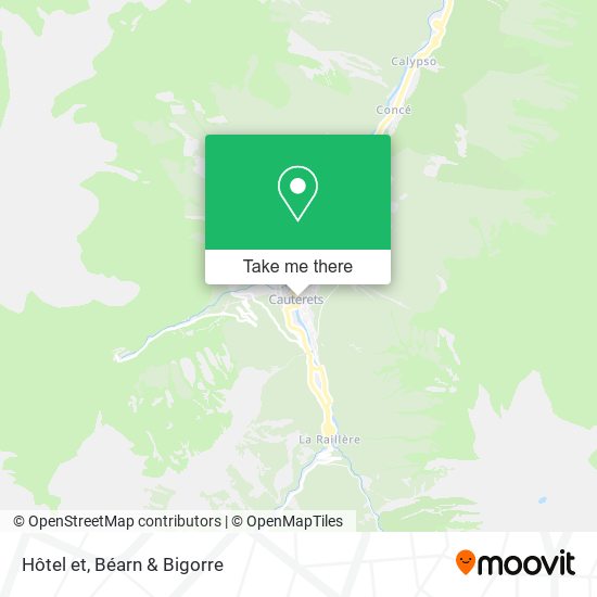 Hôtel et map