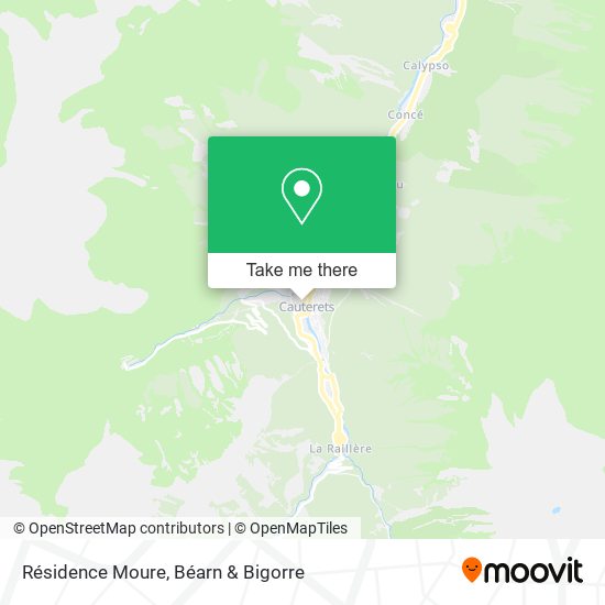 Résidence Moure map