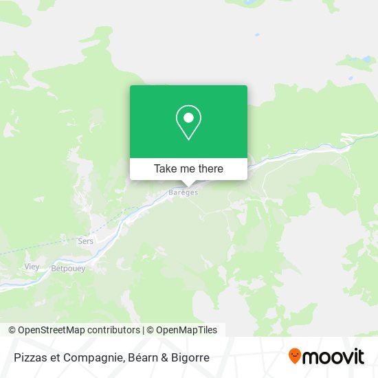 Pizzas et Compagnie map