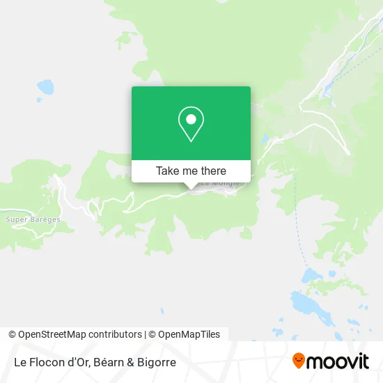 Le Flocon d'Or map