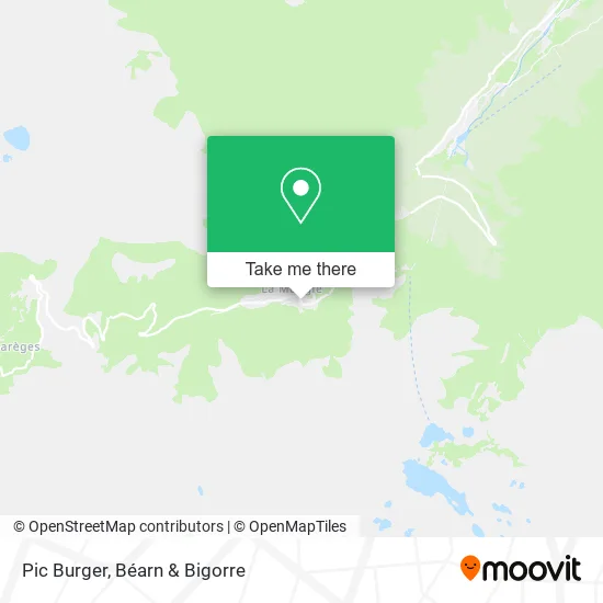 Pic Burger map