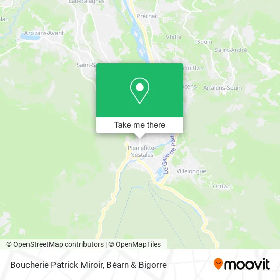 Boucherie Patrick Miroir map
