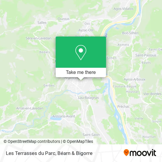 Les Terrasses du Parc map
