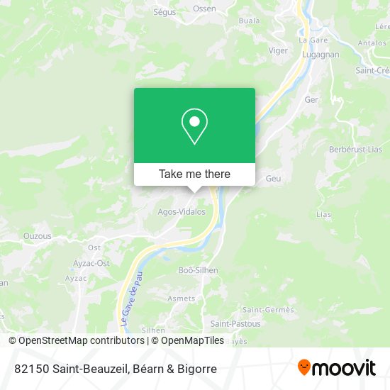 82150 Saint-Beauzeil map