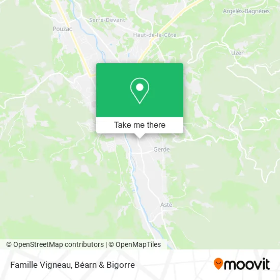 Famille Vigneau map