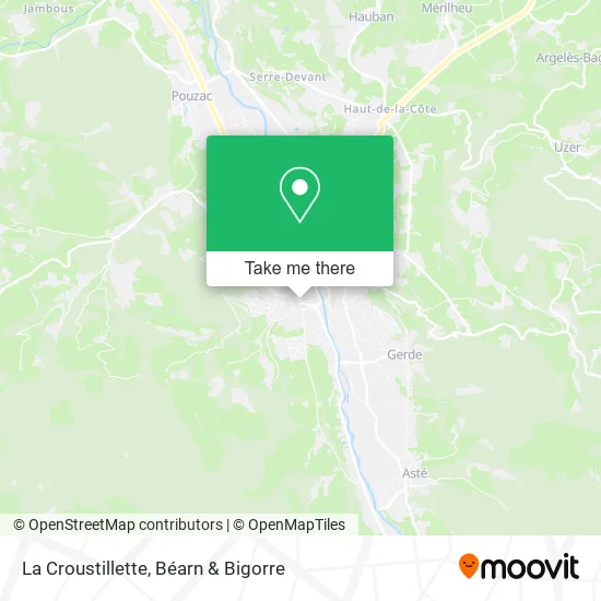 La Croustillette map