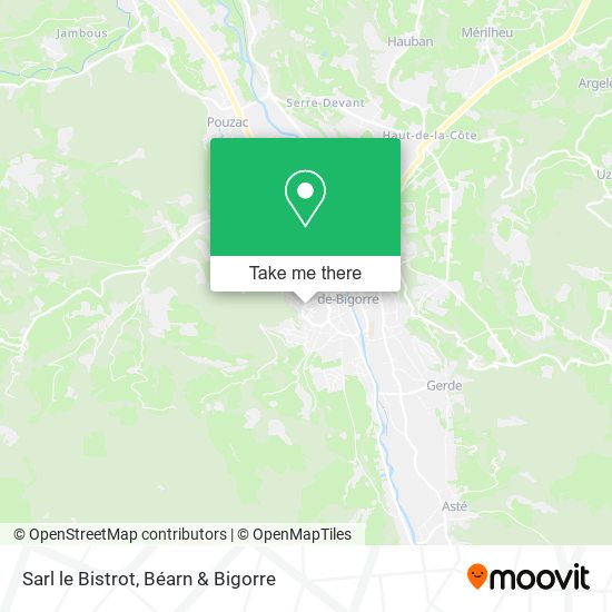 Sarl le Bistrot map
