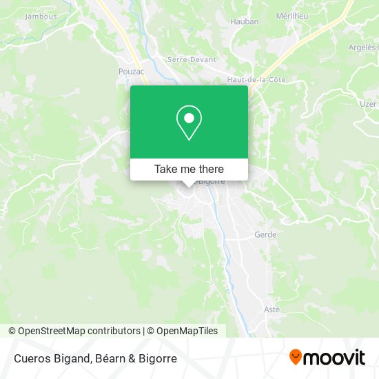 Cueros Bigand map