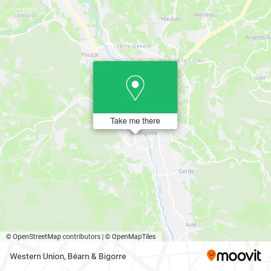 Western Union map