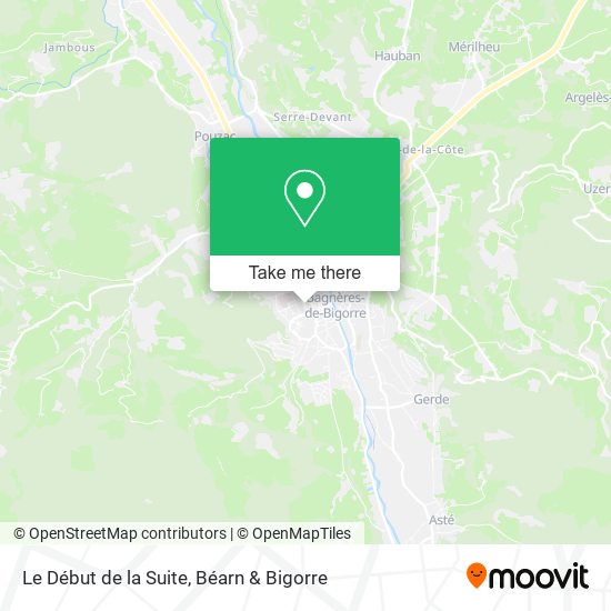 Le Début de la Suite map