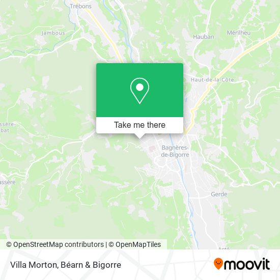 Villa Morton map