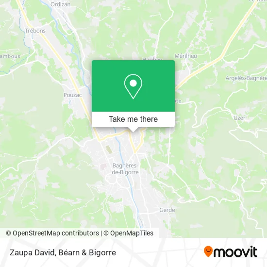 Zaupa David map