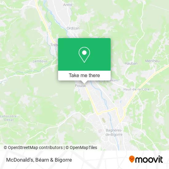 McDonald's map