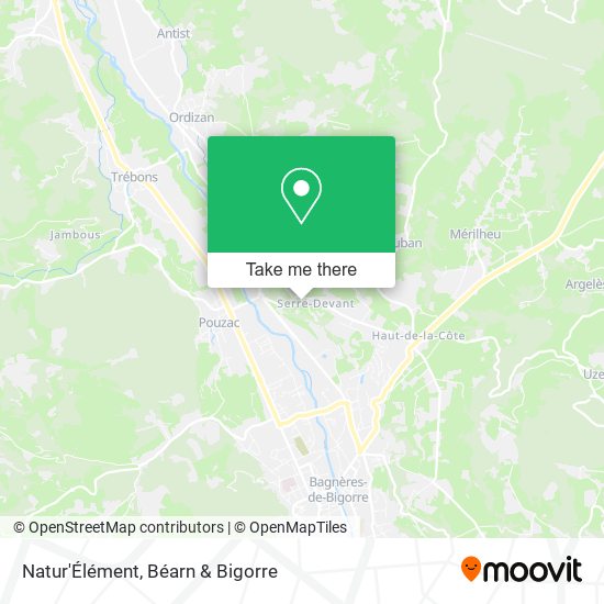 Natur'Élément map