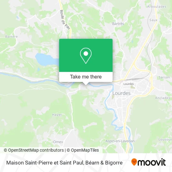 Maison Saint-Pierre et Saint Paul map