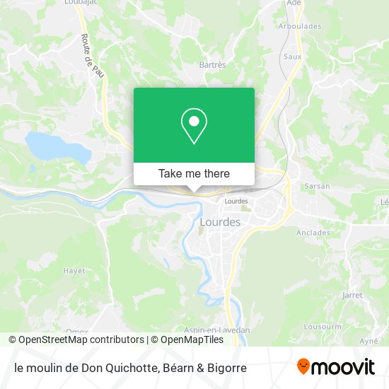 le moulin de Don Quichotte map