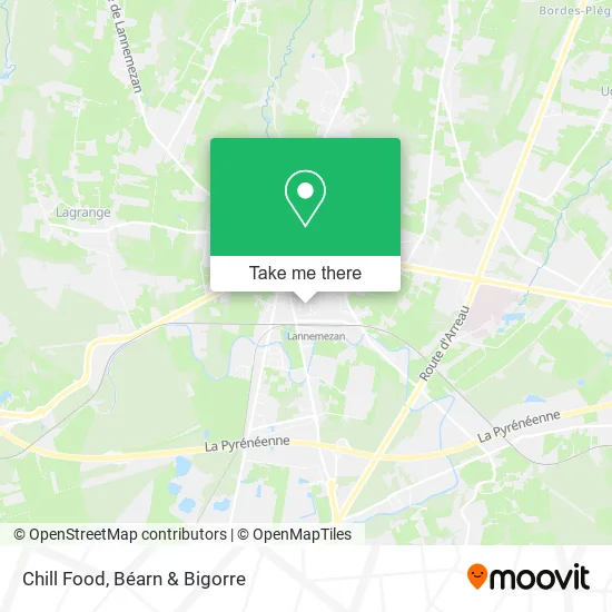 Chill Food map