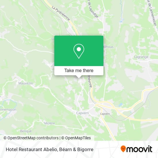 Hotel Restaurant Abelio map