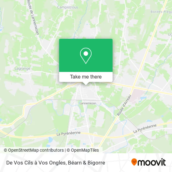 De Vos Cils à Vos Ongles map