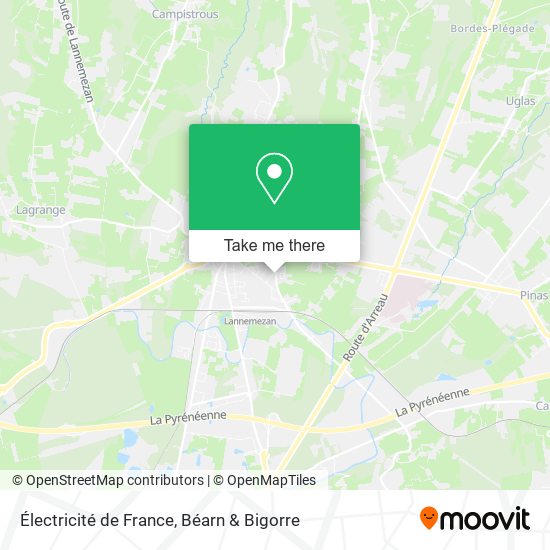 Électricité de France map
