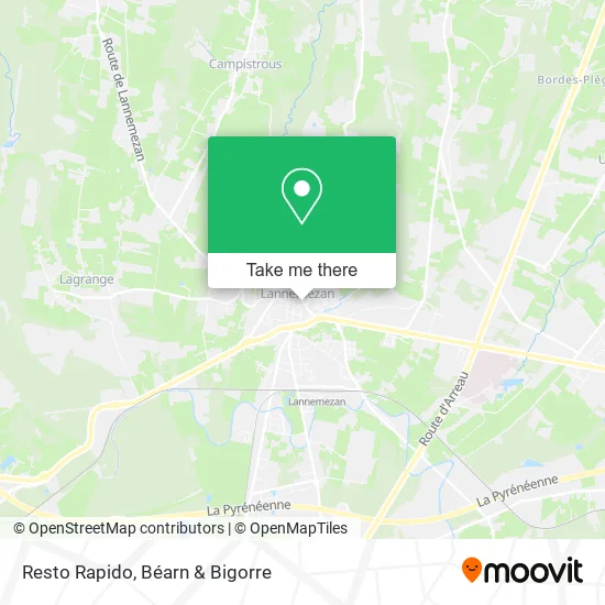 Resto Rapido map