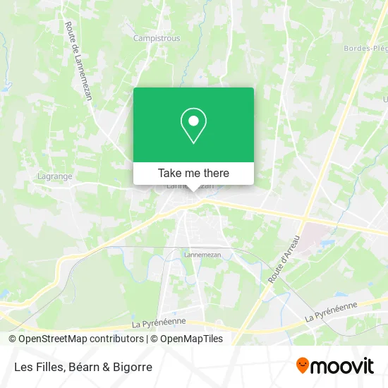 Les Filles map