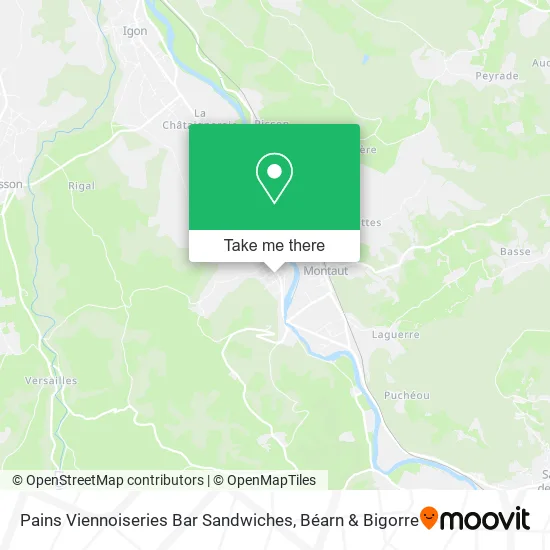Pains Viennoiseries Bar Sandwiches map