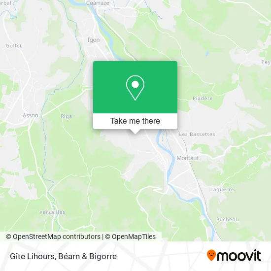 Gîte Lihours map