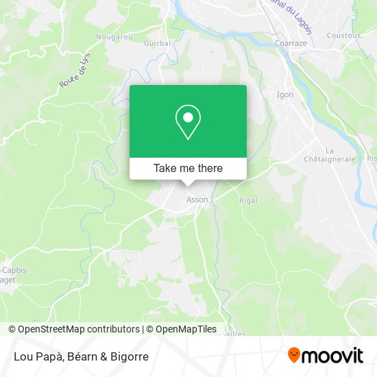 Lou Papà map