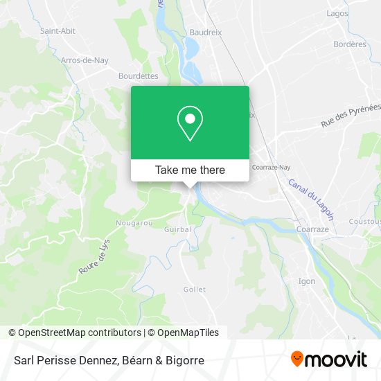 Sarl Perisse Dennez map